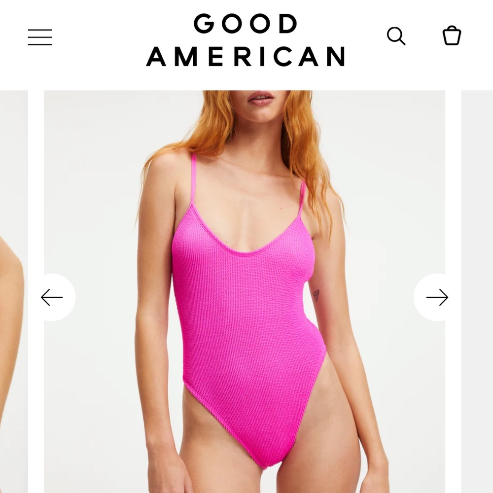 Brand new in package good American swim suit
